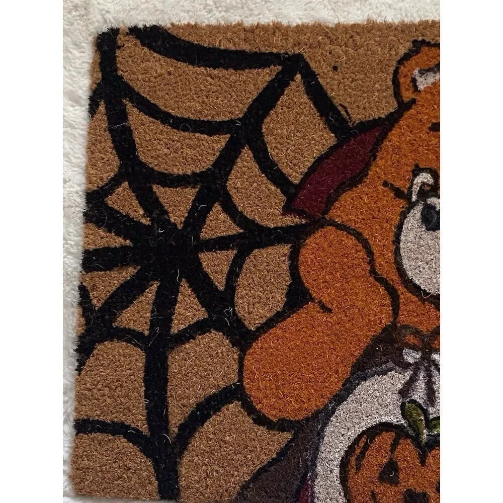 Care Bears Halloween Spider Web Vampire Pumpkin Outdoor Coir Door Mat 18 X‎ 28”